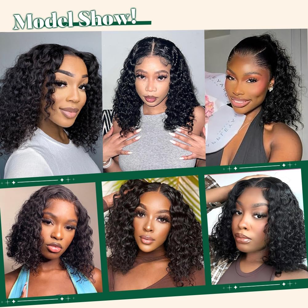 Deep Wave 360 Lace Front Wigs Human Hair 28 Inch Invisi Strap HD Full Lace Front Wigs Human Hair Pre Plucked with Drawstring 180 Density Curly Wig 360 Glueless Lace Frontal Wigs for Women