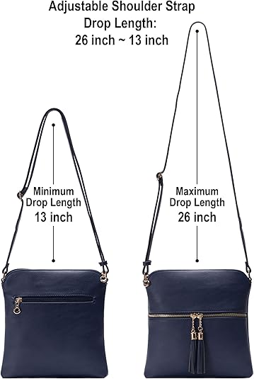 Ladies Fashion Crossbody Bag – Leather Shoulder Purse with Tassel, Perfect for Casual & Travel Use and also a Best Gift