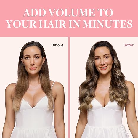 Clip in Hair Extensions Real Human Hair, Remy Human Hair Extensions Clip ins for Women, Natural Human Hair, 18inch 120g 7Pcs, 4/27/4 Balayage Chocolate Brown to Caramel Blonde