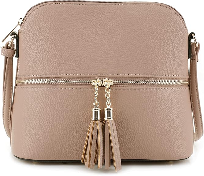 Ladies Fashion Crossbody Bag – Leather Shoulder Purse with Tassel, Perfect for Casual & Travel Use and also a Best Gift