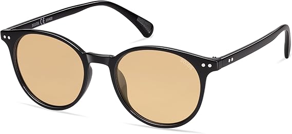 Small Round Classic Polarized Sunglasses for Women Men Vintage Style UV400 Lens MAY