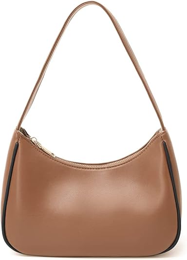 Shoulder Bags for Women, Cute Hobo Tote Handbag Mini Clutch Purse with Zipper Closure