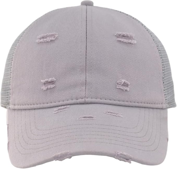 2 Pack Distressed Soft Trucker Hat for Women Men – Vintage Look with Inner Lining, Soft Mesh Back, Snapback Adjustable