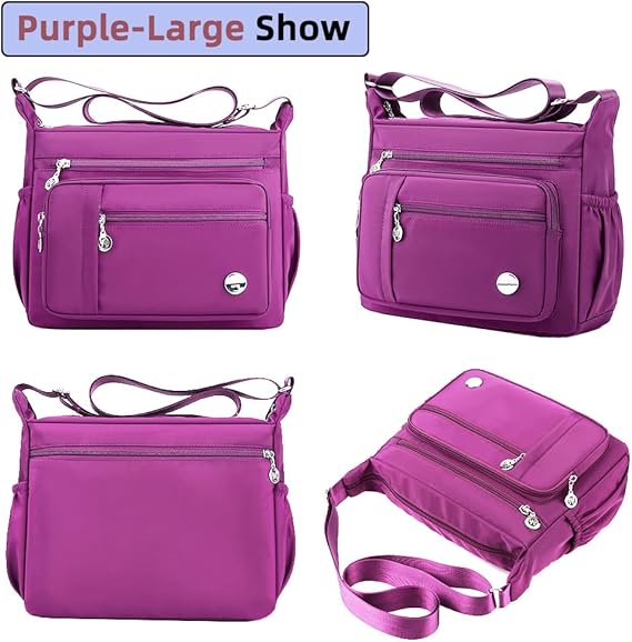 Practical Women’s Crossbody Bag – Nylon Shoulder Purse for Travel, Work & Daily Use