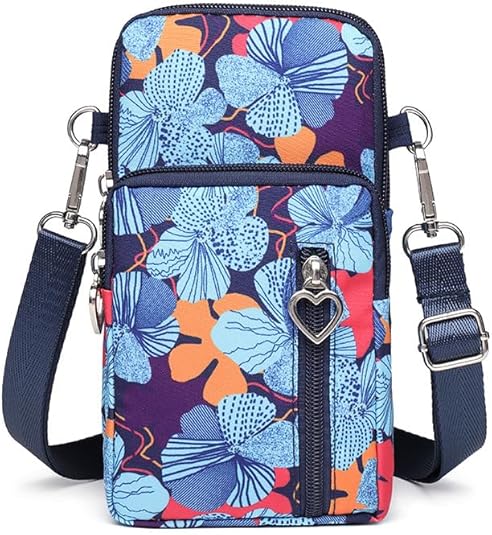 Small Crossbody Bag for Women - Mini Phone Purses with Crossbody Strap and Wallet - Nylon Arm Bag