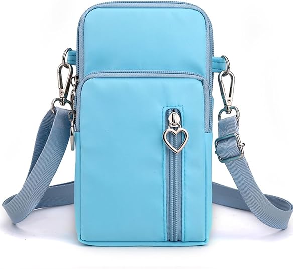 Small Crossbody Bag for Women - Mini Phone Purses with Crossbody Strap and Wallet - Nylon Arm Bag