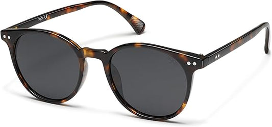Small Round Classic Polarized Sunglasses for Women Men Vintage Style UV400 Lens MAY