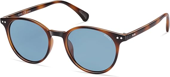 Small Round Classic Polarized Sunglasses for Women Men Vintage Style UV400 Lens MAY