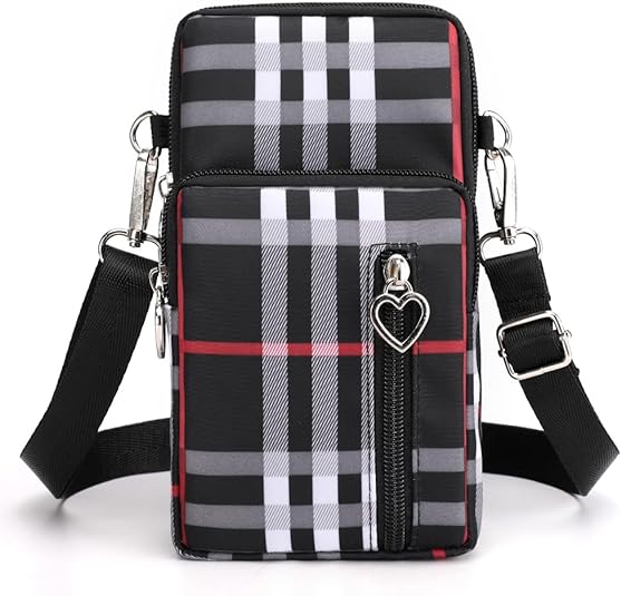 Small Crossbody Bag for Women - Mini Phone Purses with Crossbody Strap and Wallet - Nylon Arm Bag