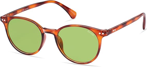 Small Round Classic Polarized Sunglasses for Women Men Vintage Style UV400 Lens MAY