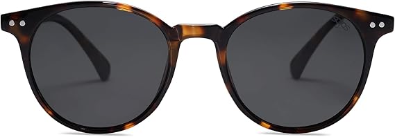Small Round Classic Polarized Sunglasses for Women Men Vintage Style UV400 Lens MAY