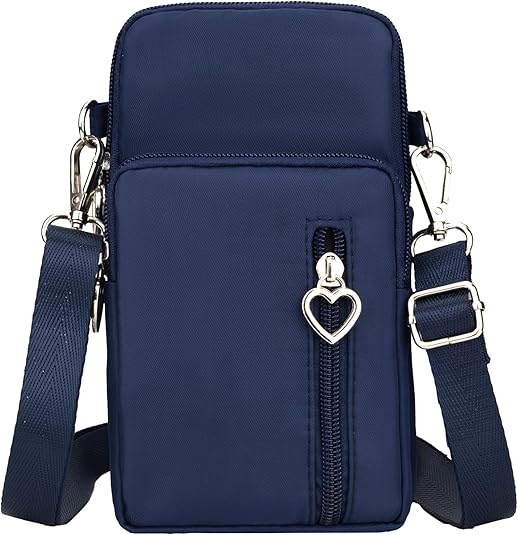 Small Crossbody Bag for Women - Mini Phone Purses with Crossbody Strap and Wallet - Nylon Arm Bag