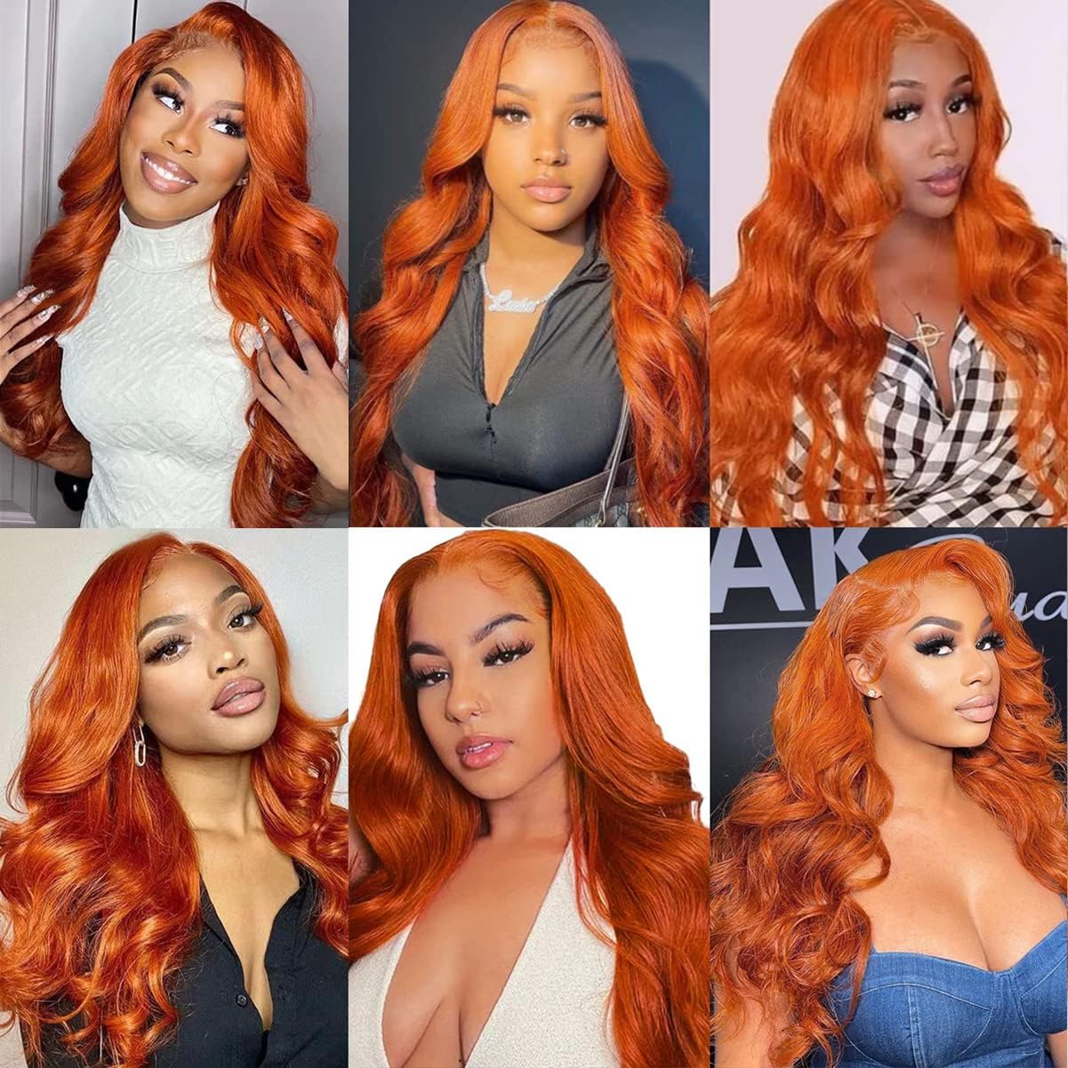 Ginger Lace Front Wigs Human Hair Body Wave 13x4 Transparent HD Lace Frontal Wigs Pre Plucked with Baby Hair for Black Women Human Hair Glueless Colored Wigs 28 inch