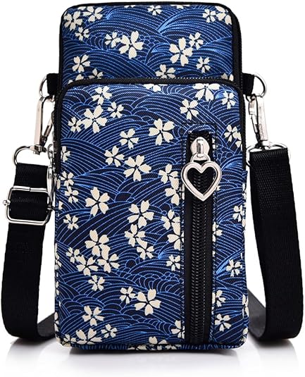 Small Crossbody Bag for Women - Mini Phone Purses with Crossbody Strap and Wallet - Nylon Arm Bag