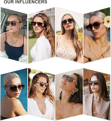 Retro Aviator Sunglasses for Women Men,Trendy Rectangle Womens Mens Shades Sun Glasses