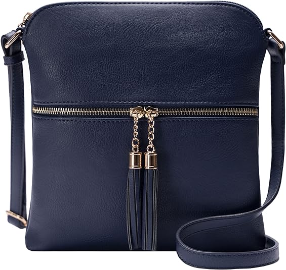 Ladies Fashion Crossbody Bag – Leather Shoulder Purse with Tassel, Perfect for Casual & Travel Use and also a Best Gift